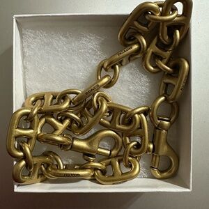 Coach Gold Chunk Link Strap